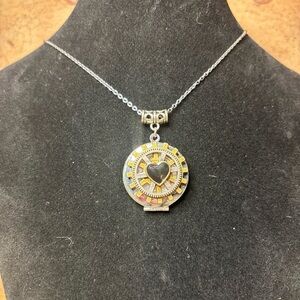 Steampunk Heart Pendant Necklace